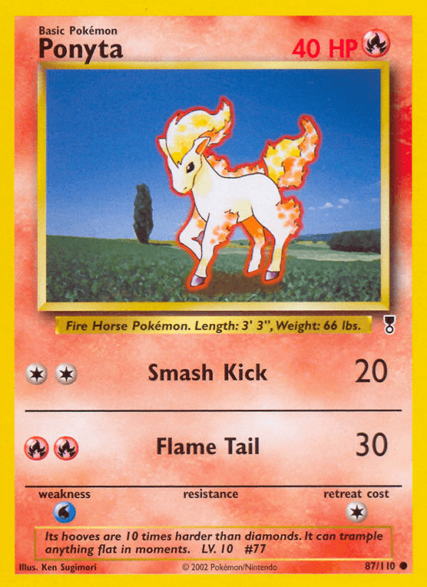 Ponyta artwork — Legendary Collection 87/110