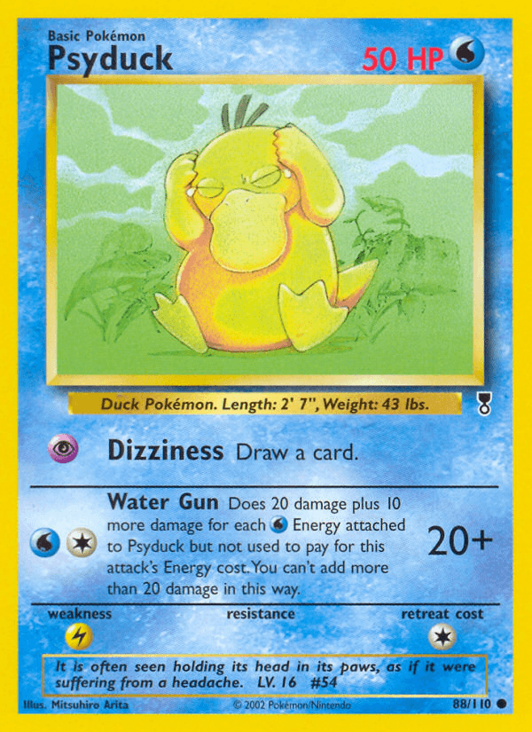 Psyduck artwork — Legendary Collection 88/110