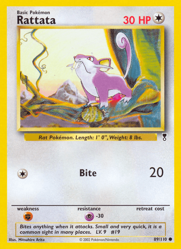 Rattata artwork — Legendary Collection 89/110