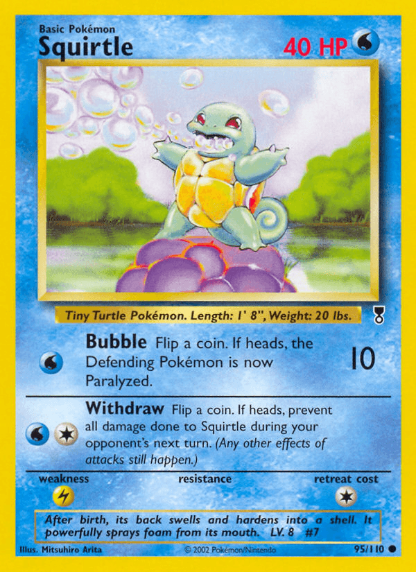 Squirtle artwork — Legendary Collection 95/110
