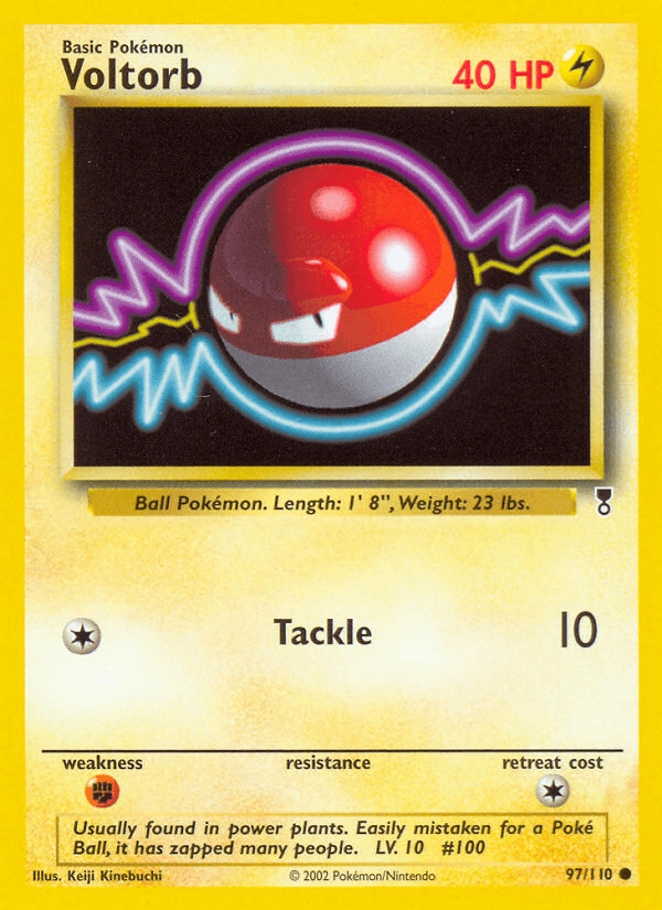 Voltorb artwork — Legendary Collection 97/110
