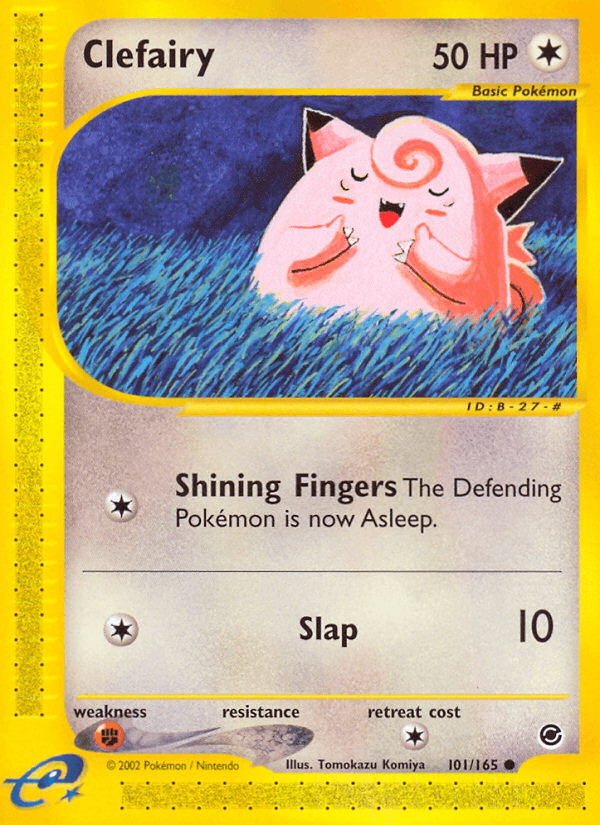 Clefairy artwork — Expedition Base Set 101/165