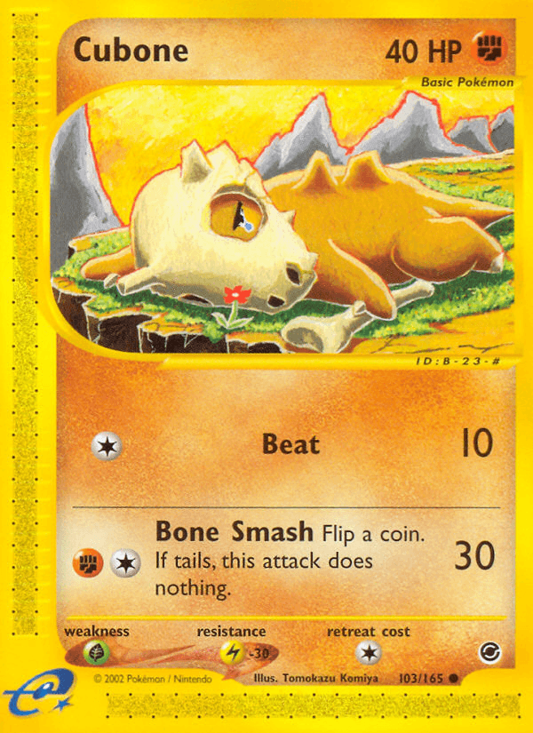 Cubone — Expedition Base Set 103/165