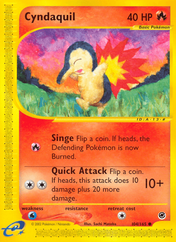 Cyndaquil — Expedition Base Set 104/165