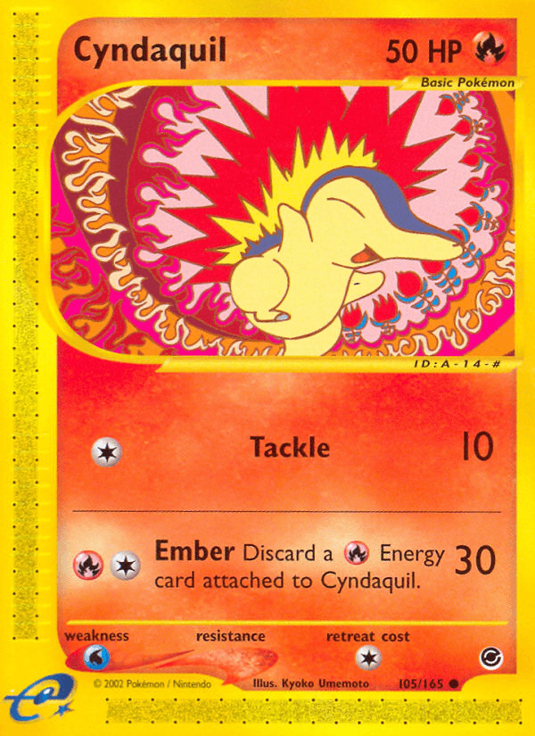Cyndaquil — Expedition Base Set 105/165