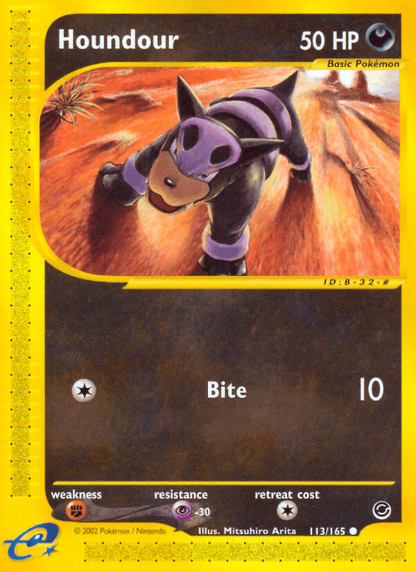 Houndour — Expedition Base Set 113/165