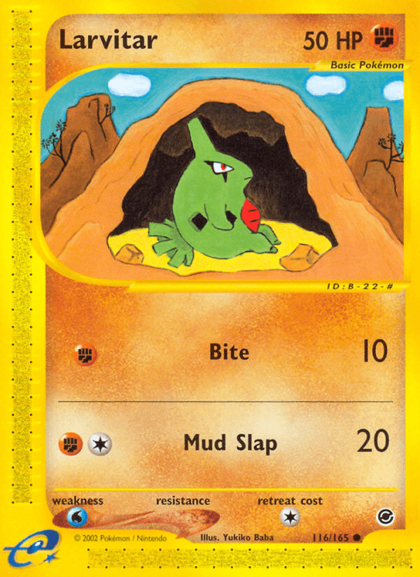 Larvitar — Expedition Base Set 116/165