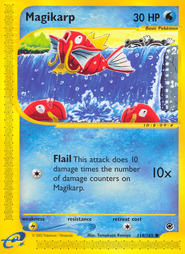 Magikarp artwork — Expedition Base Set 118/165
