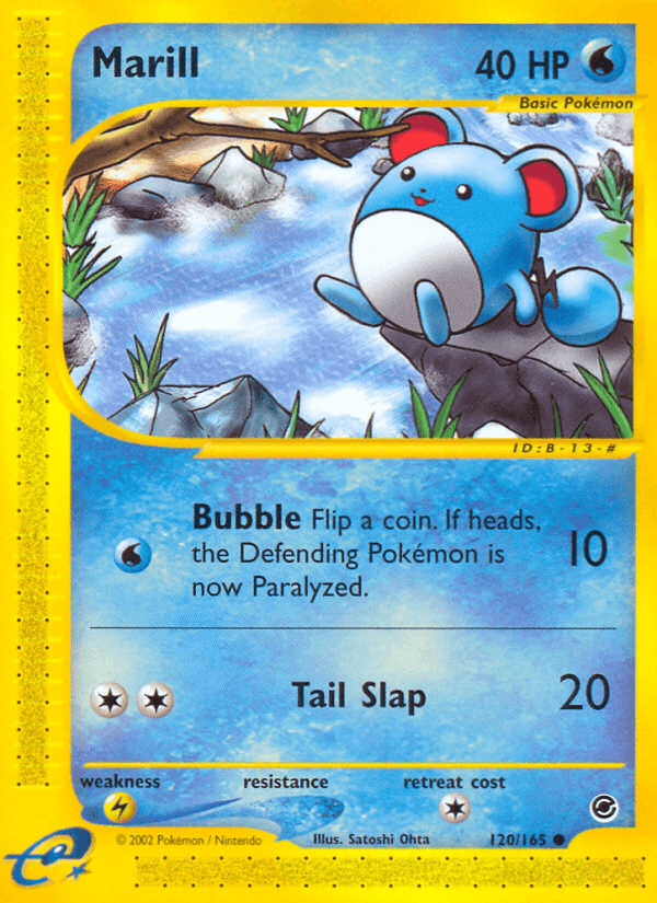 Marill artwork — Expedition Base Set 120/165