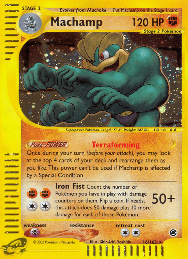 Machamp artwork — Expedition Base Set 16/165