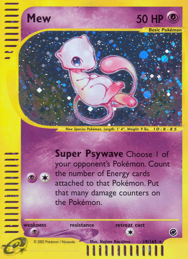 Mew — Expedition Base Set 19/165