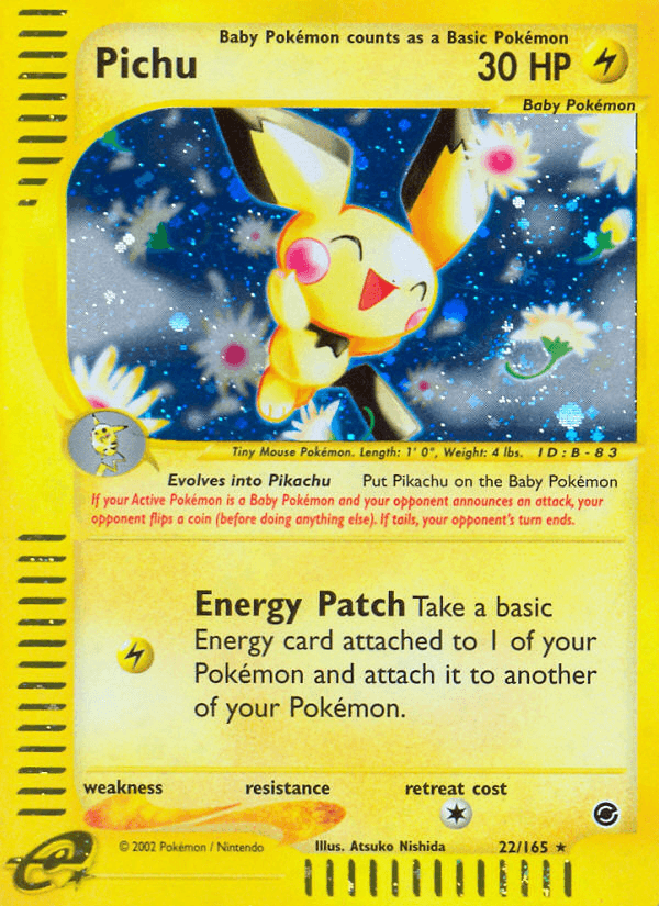 Pichu artwork — Expedition Base Set 22/165