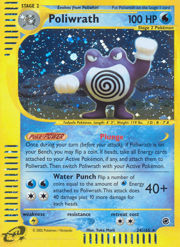Poliwrath — Expedition Base Set 24/165