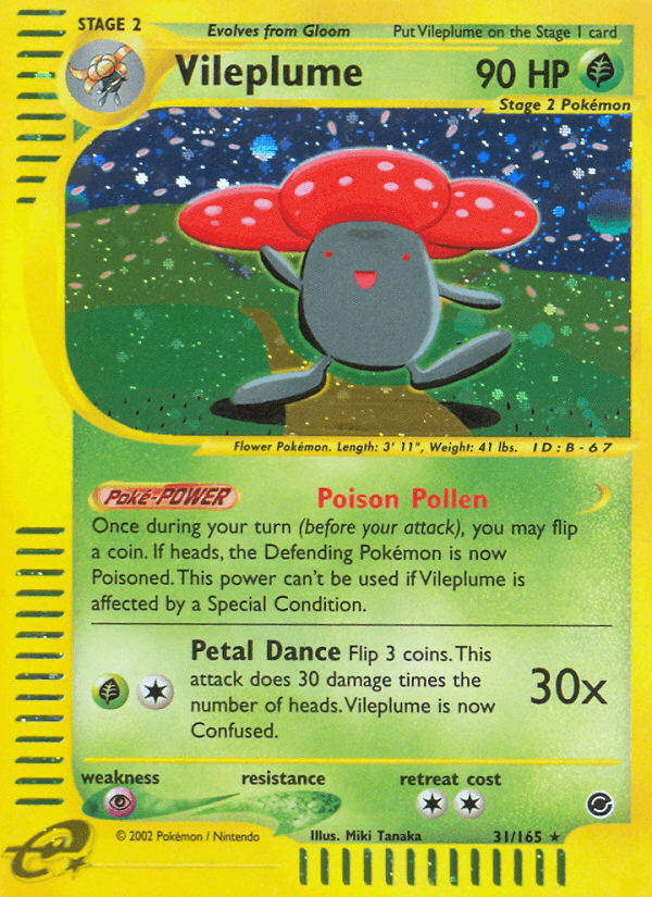 Vileplume — Expedition Base Set 31/165