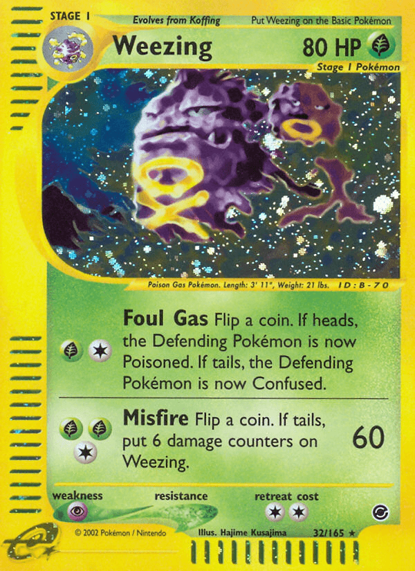 Weezing artwork — Expedition Base Set 32/165
