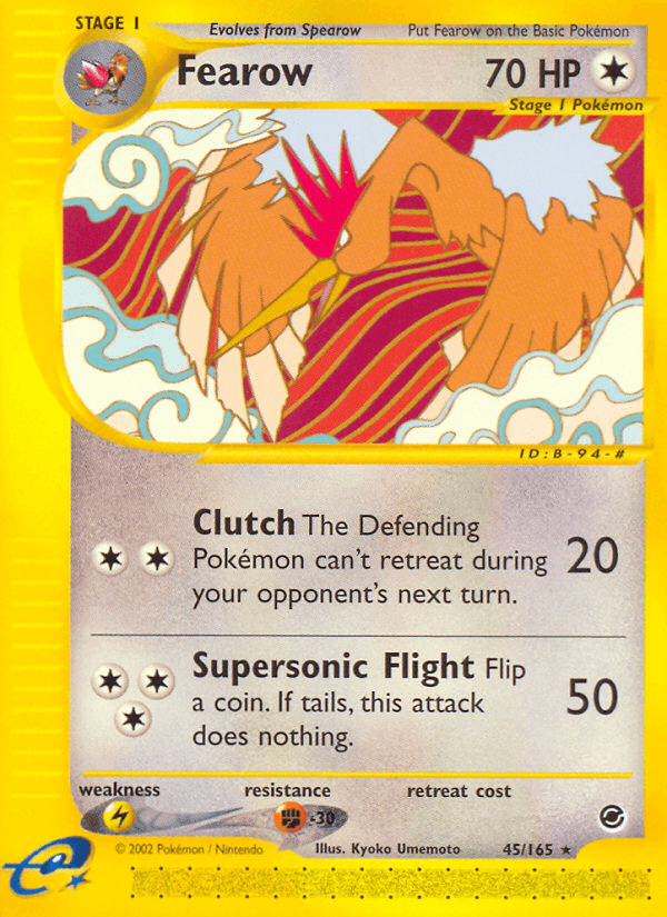 Fearow — Expedition Base Set 45/165