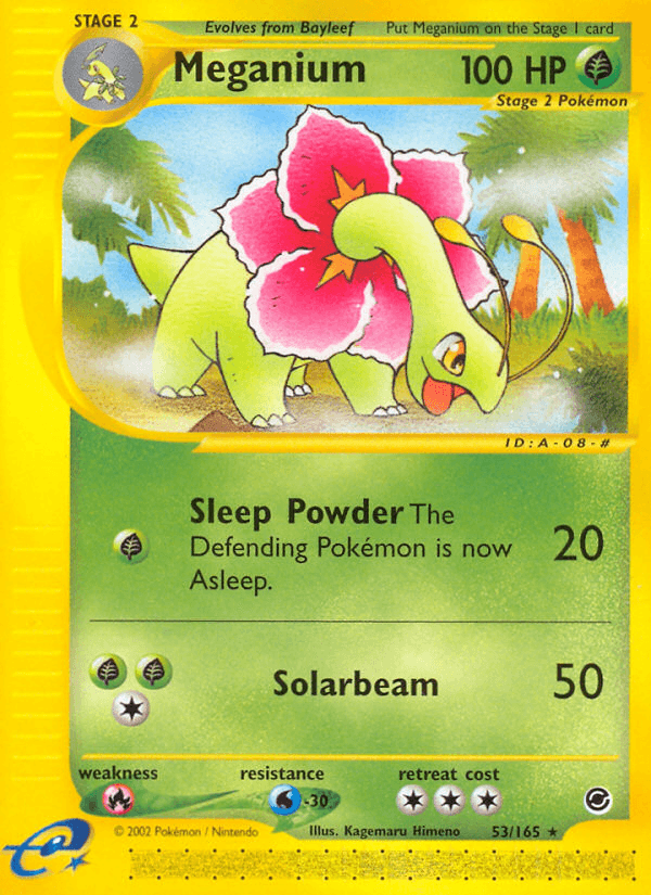 Meganium artwork — Expedition Base Set 53/165