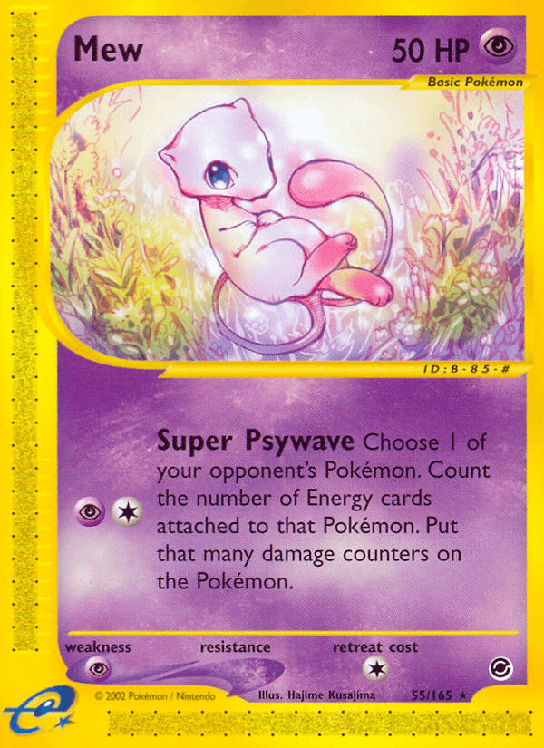 Mew artwork — Expedition Base Set 55/165