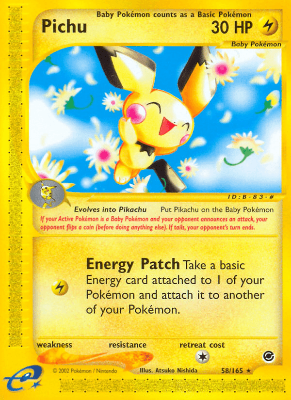Pichu — Expedition Base Set 58/165