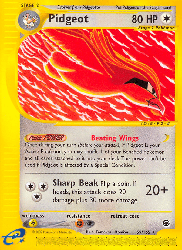 Pidgeot — Expedition Base Set 59/165