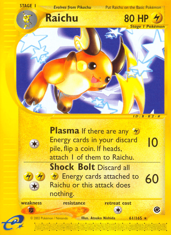 Raichu artwork — Expedition Base Set 61/165