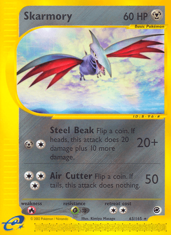 Skarmory artwork — Expedition Base Set 63/165