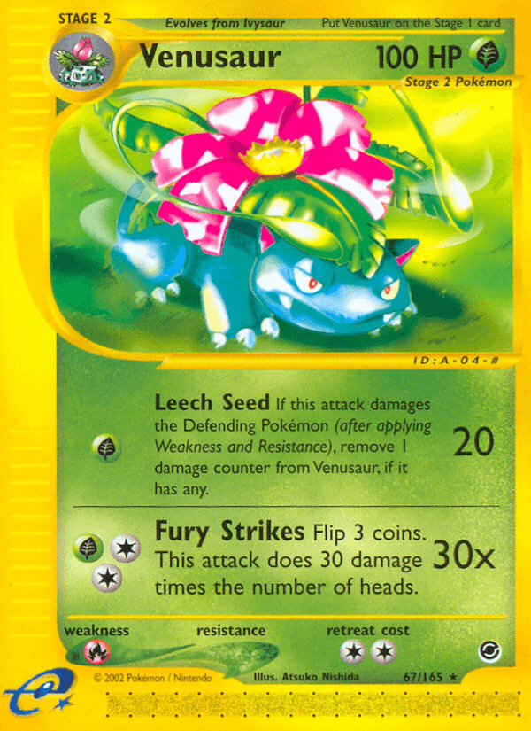 Venusaur artwork — Expedition Base Set 67/165