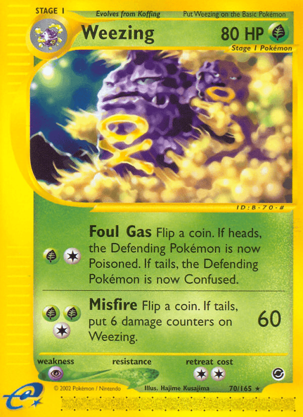 Weezing artwork — Expedition Base Set 70/165