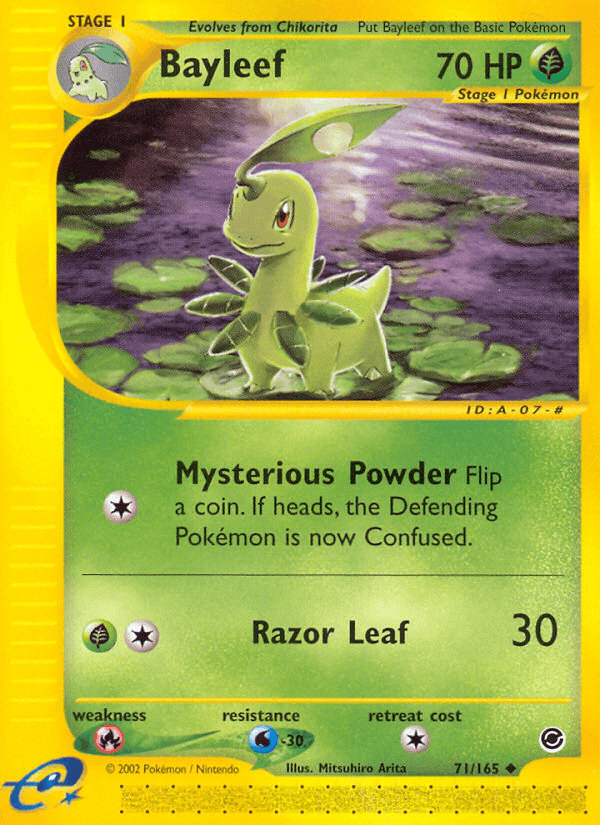 Bayleef artwork — Expedition Base Set 71/165