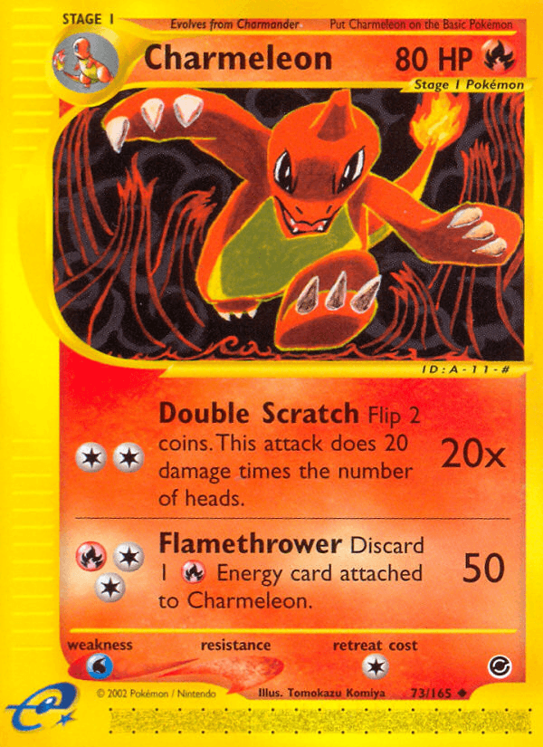 Charmeleon artwork — Expedition Base Set 73/165