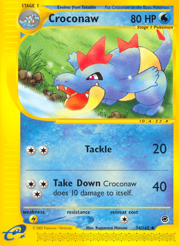 Croconaw — Expedition Base Set 74/165