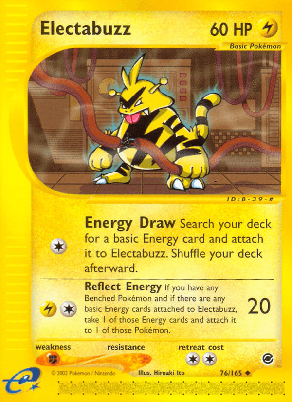 Electabuzz artwork — Expedition Base Set 76/165