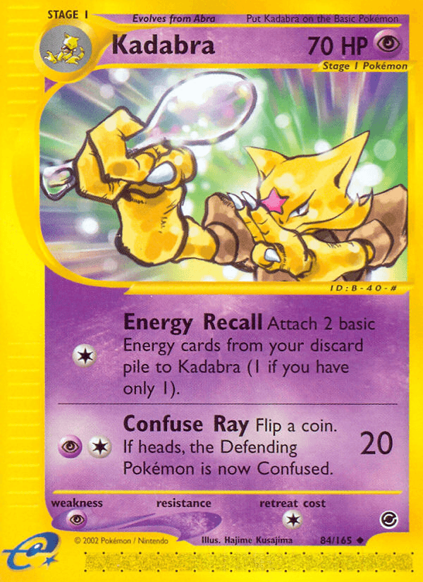 Kadabra — Expedition Base Set 84/165
