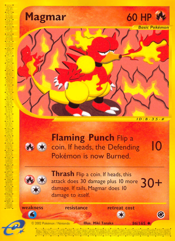 Magmar — Expedition Base Set 86/165