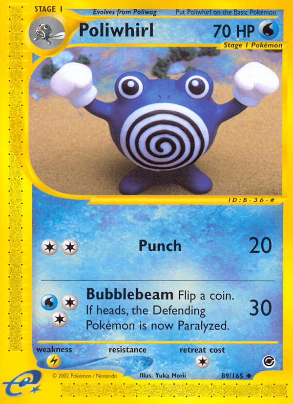 Poliwhirl artwork — Expedition Base Set 89/165