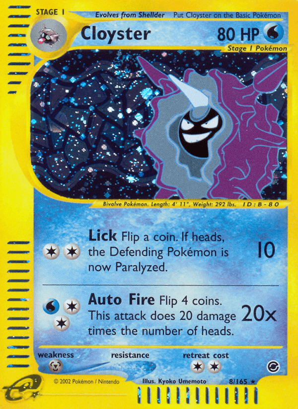 Cloyster — Expedition Base Set 8/165