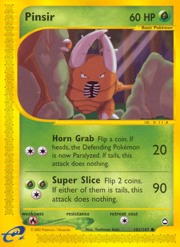 Pinsir — Aquapolis 101/182