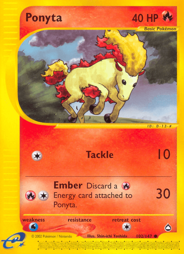Ponyta — Aquapolis 102/182