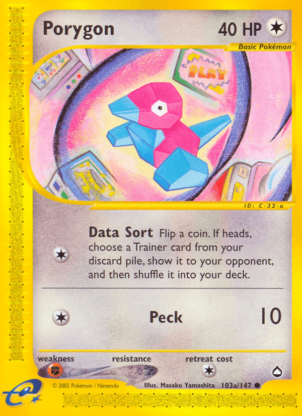Porygon — Aquapolis 103/182