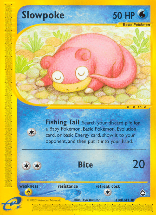 Slowpoke — Aquapolis 108/182