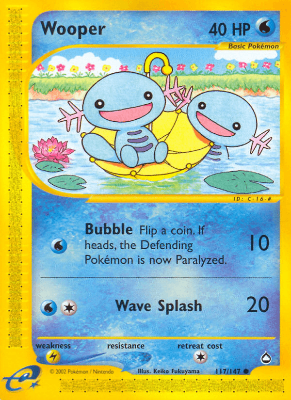 Wooper artwork — Aquapolis 117/182