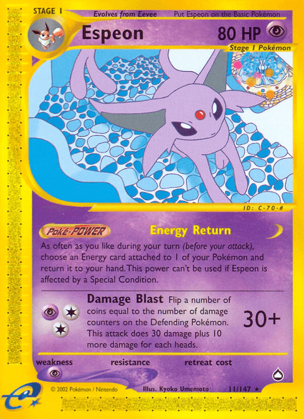 Espeon — Aquapolis 11/182