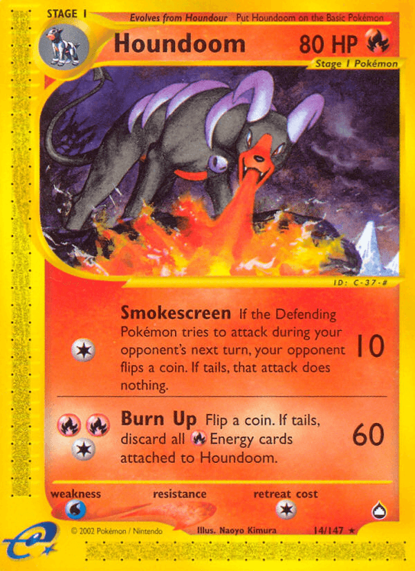 Houndoom — Aquapolis 14/182