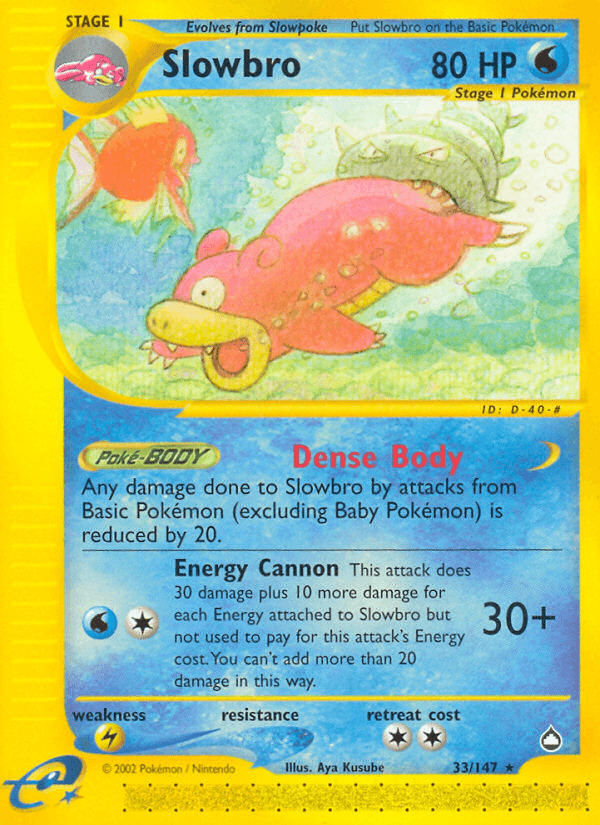 Slowbro — Aquapolis 33/182