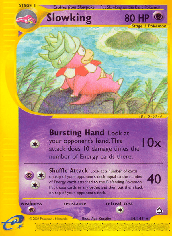 Slowking — Aquapolis 34/182