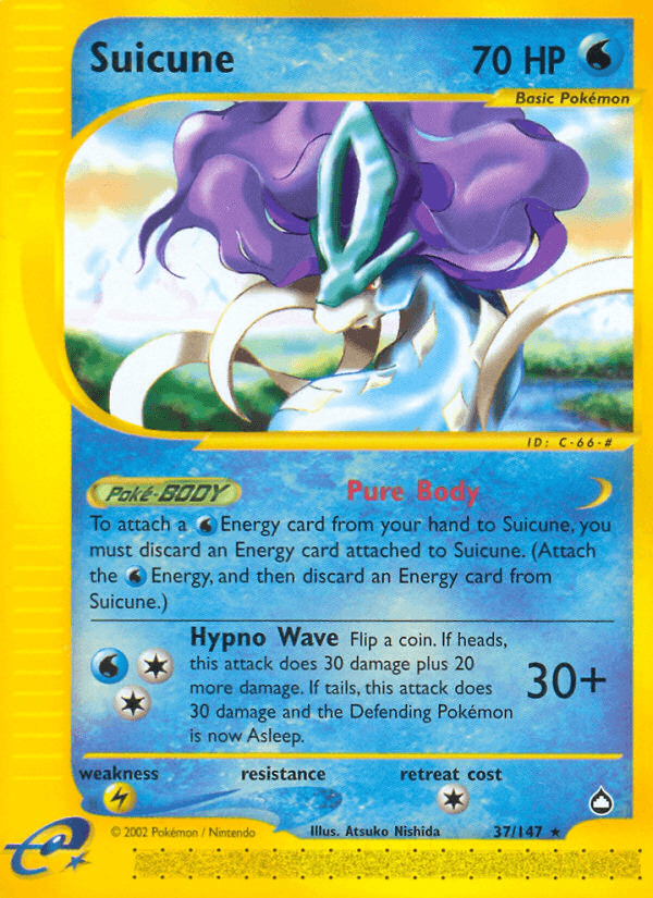 Suicune — Aquapolis 37/182