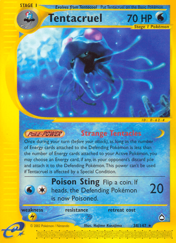 Tentacruel artwork — Aquapolis 38/182