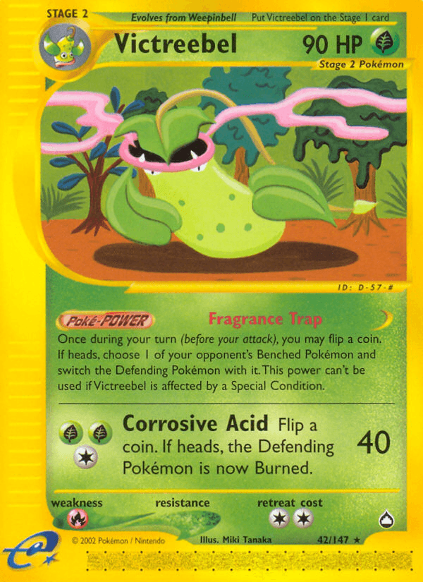Victreebel artwork — Aquapolis 42/182