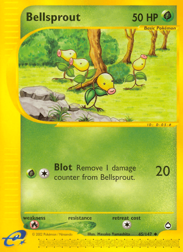 Bellsprout artwork — Aquapolis 45/182
