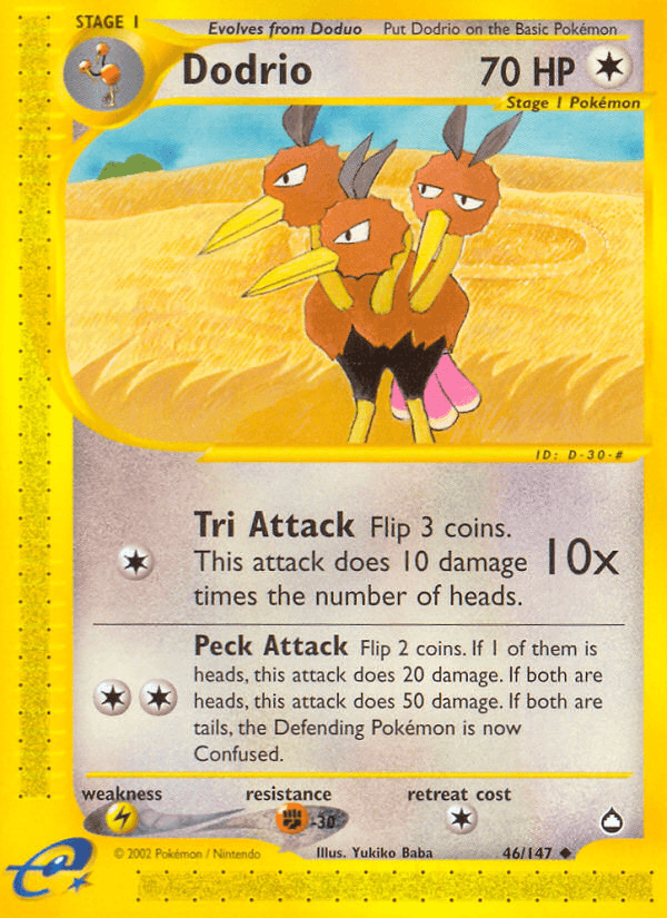 Dodrio artwork — Aquapolis 46/182